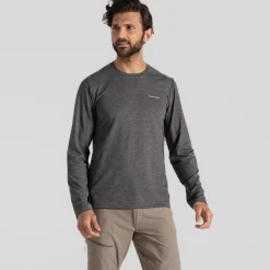 Heren Craghoppers Shirts Heren|Nosilife Abel Long Sleeved T-Shirt