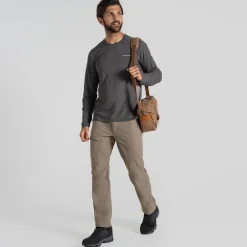 Heren Craghoppers Shirts Heren|Nosilife Abel Long Sleeved T-Shirt