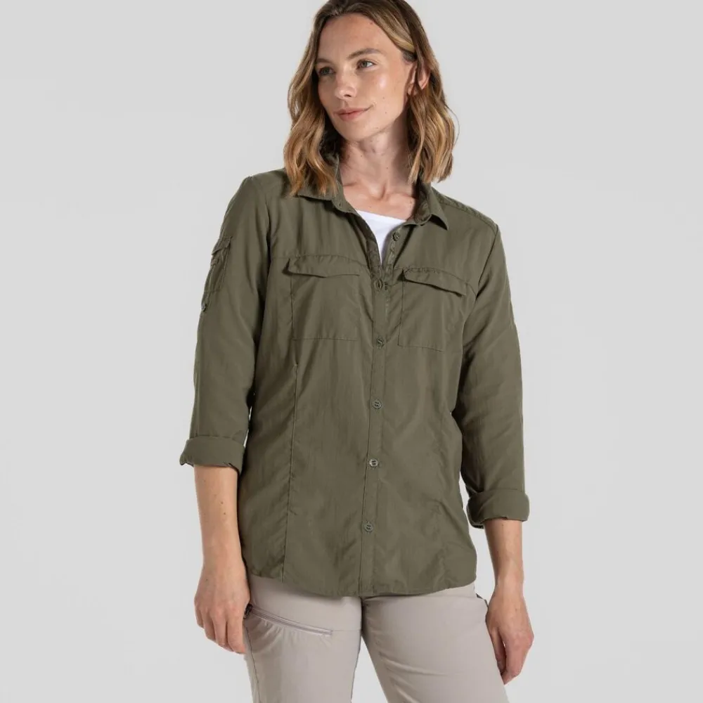 DAMES Craghoppers Blouse|Nosilife Adventure Long Sleeved Shirt III
