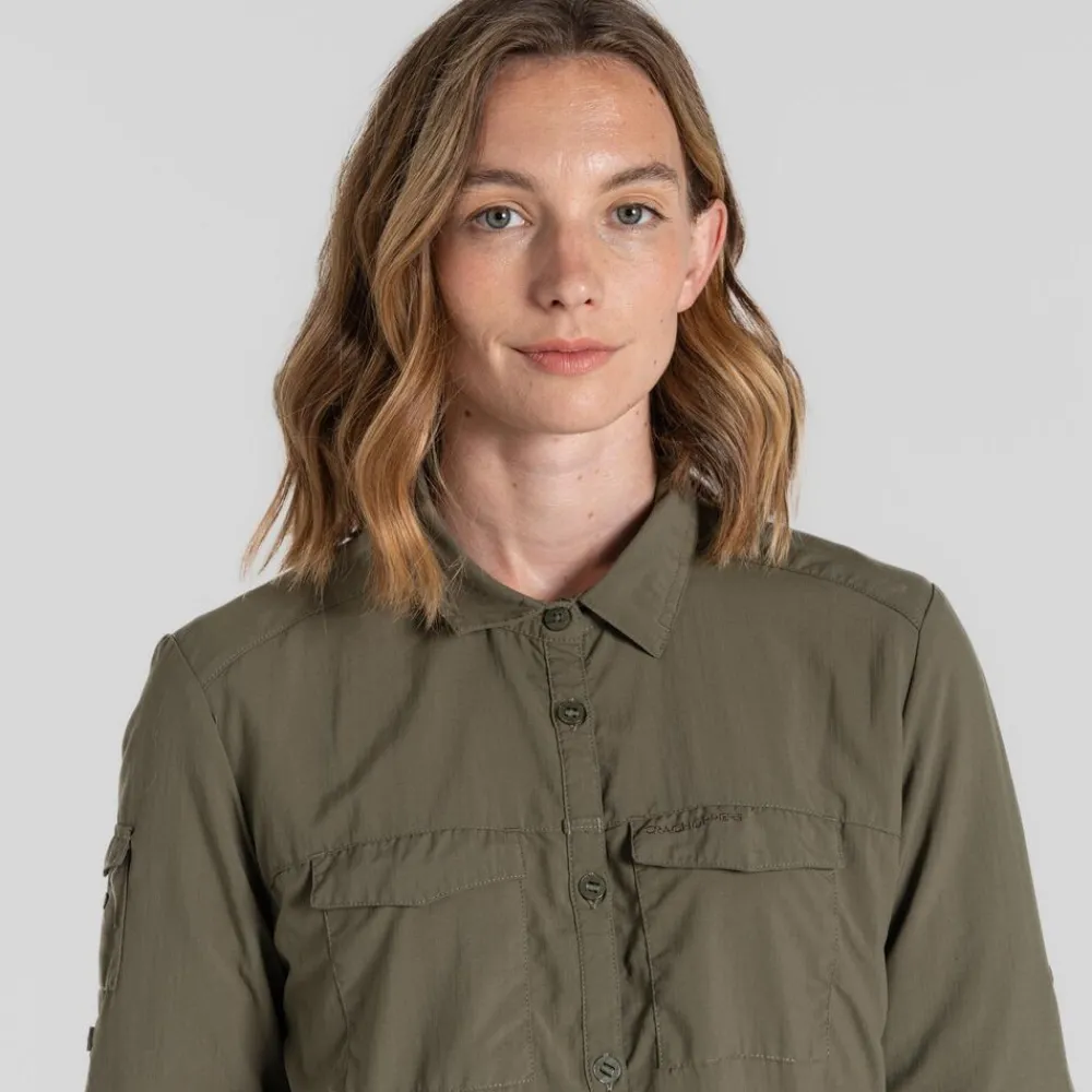 DAMES Craghoppers Blouse|Nosilife Adventure Long Sleeved Shirt III