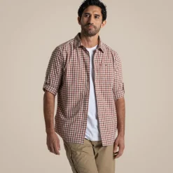 Heren Craghoppers Overhemden|Nosilife Nuoro Check LS shirt men