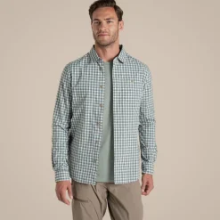 Heren Craghoppers Overhemden|Nosilife Nuoro Check LS shirt men