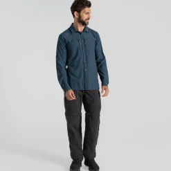 Heren Craghoppers Overhemden|Nosilife Pro Long Sleeved Shirt III