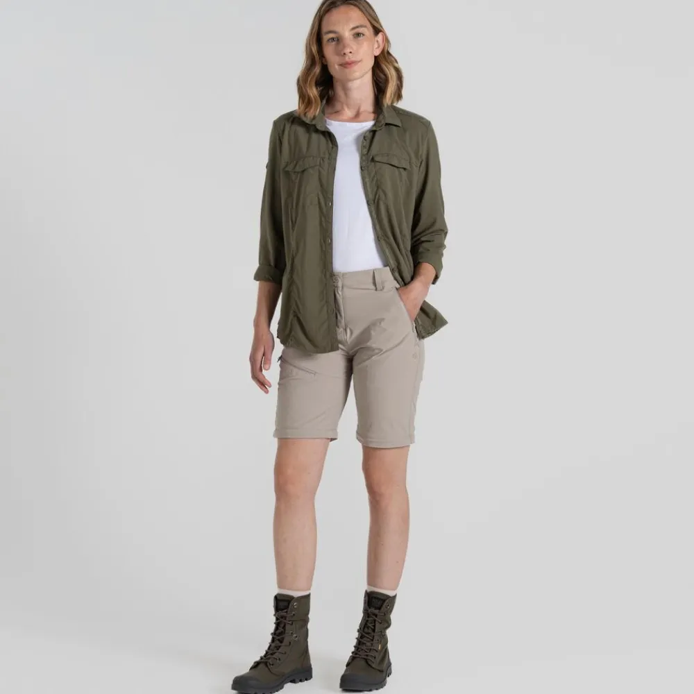 DAMES Craghoppers Broeken Dames|Nosilife Pro Convertible Trouser III