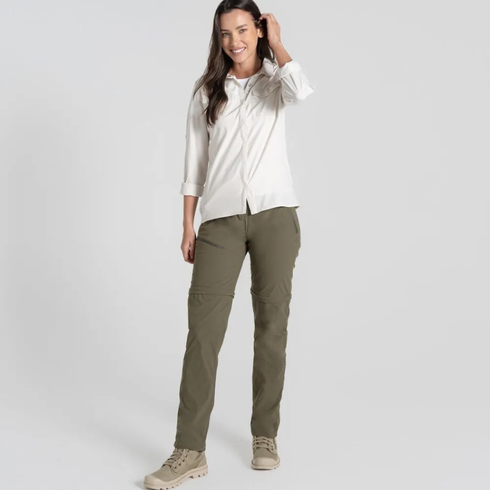 DAMES Craghoppers Broeken Dames|Nosilife Pro Convertible Trouser III
