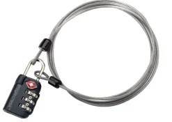 Eagle Creek Beveiliging Tas|TSA 3 Dial Lock & Cable Cijferslot met kabel