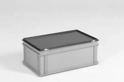 E-line Opberg|Opbergbak 600x400x235mm 40 liter Grijs