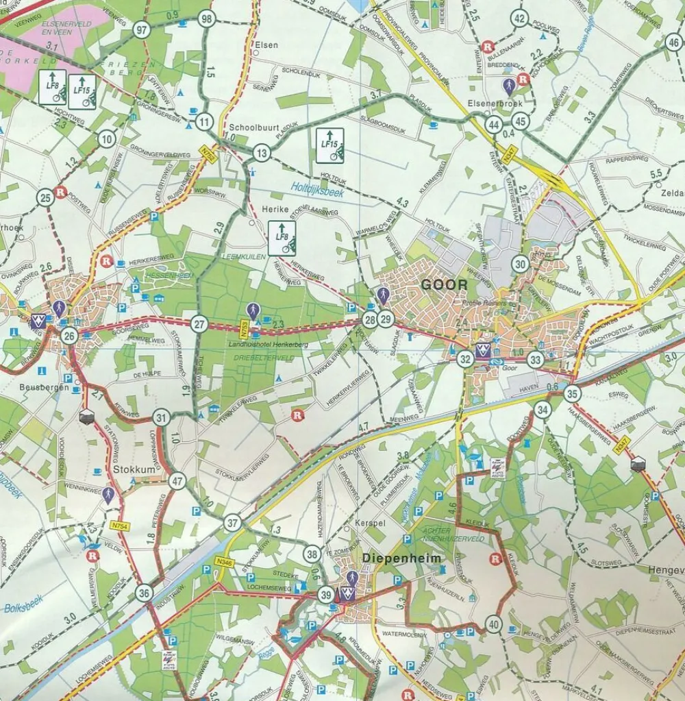 Falk Benelux|Fietskaart 05 Drenthe Oost