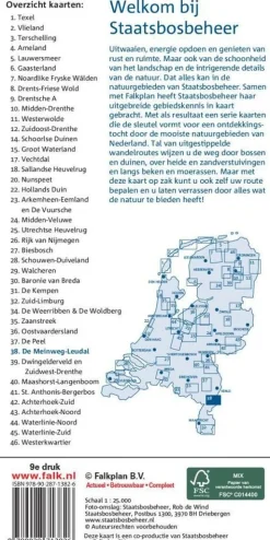 Falk Benelux|Wandelfietskaart 38 De Meinweg-Leudal