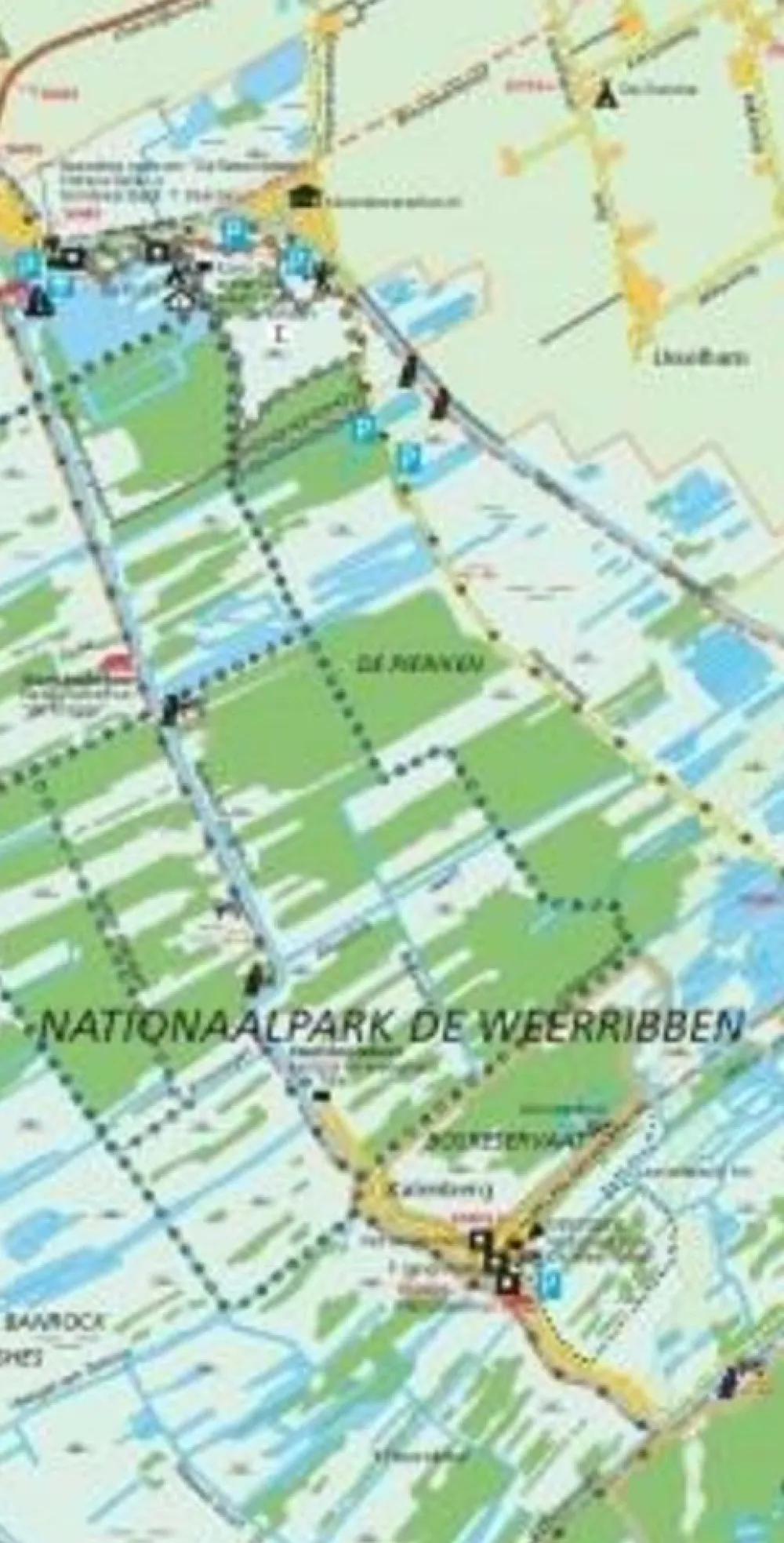 Falk Benelux|Wandelfietskaart 34 De Weerribben - De Wieden