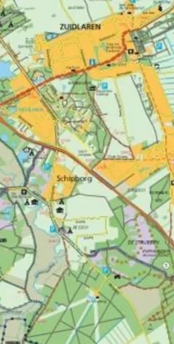 Falk Benelux|Wandelfietskaart 09 Drentsche Aa