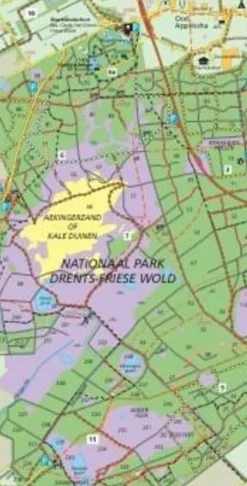 Falk Benelux|Wandelfietskaart 08 Nationaal Park Drents-Friese Wold