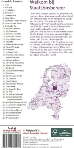 Falk Benelux|Wandelfietskaart 19 Noord-Veluwe