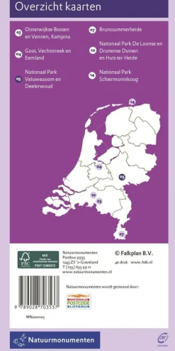 Falk Benelux|Wandelkaart 05 Nationaal Park Veluwezoom & Deelerwoud