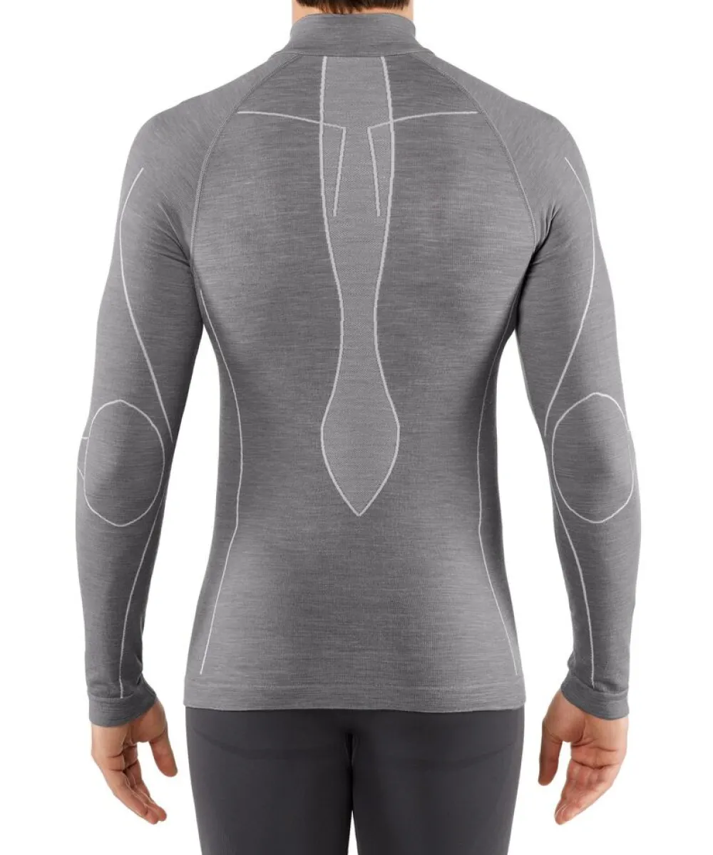 Heren Falke Ondergoed Heren|WoolTech zip shirt M 33410
