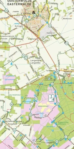 Falkplan Benelux|Fietskaart 04 Drenthe West