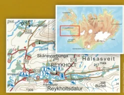 Ferdakort maps ijsland Scandinavië & Ijsland|Wegenkaart S22 Snaefellsnes