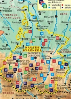 FF Randonnee Frankrijk|Wandelgids D065 Hautes-Pyrenees a pied