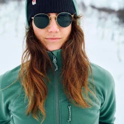 DAMES Fjallraven Vesten|Abisko Grid Fleece Hoodie W