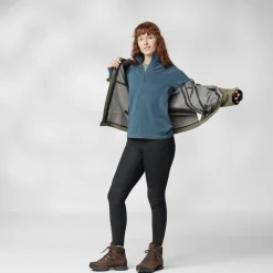 DAMES Fjallraven Truien|Abisko lite fleece half zip W