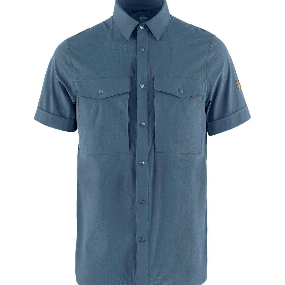 Heren Fjallraven Overhemden|Abisko Trekking shirt SS M