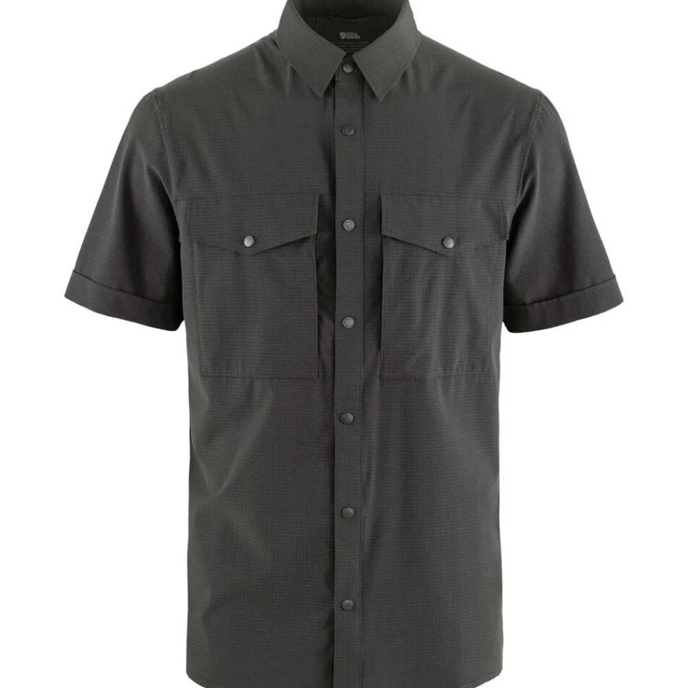 Heren Fjallraven Overhemden|Abisko Trekking shirt SS M