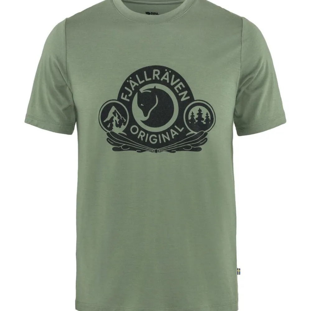 Heren Fjallraven Shirts Heren|Abisko wool classic SS m