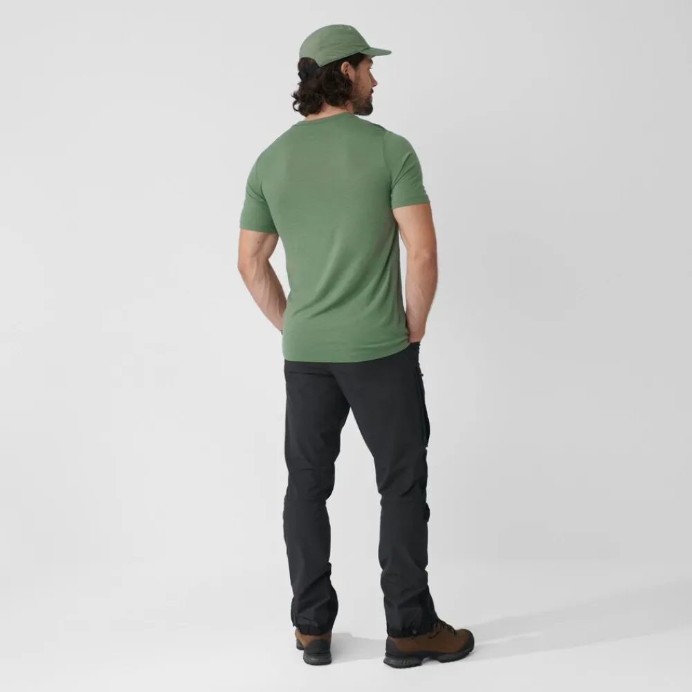 Heren Fjallraven Shirts Heren|Abisko wool classic SS m