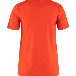 DAMES Fjallraven Shirts Dames|Abisko Wool fox SS w