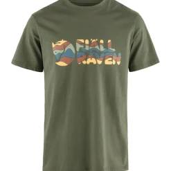Heren Fjallraven Shirts Heren|Multicolor Logo T-Shirt M