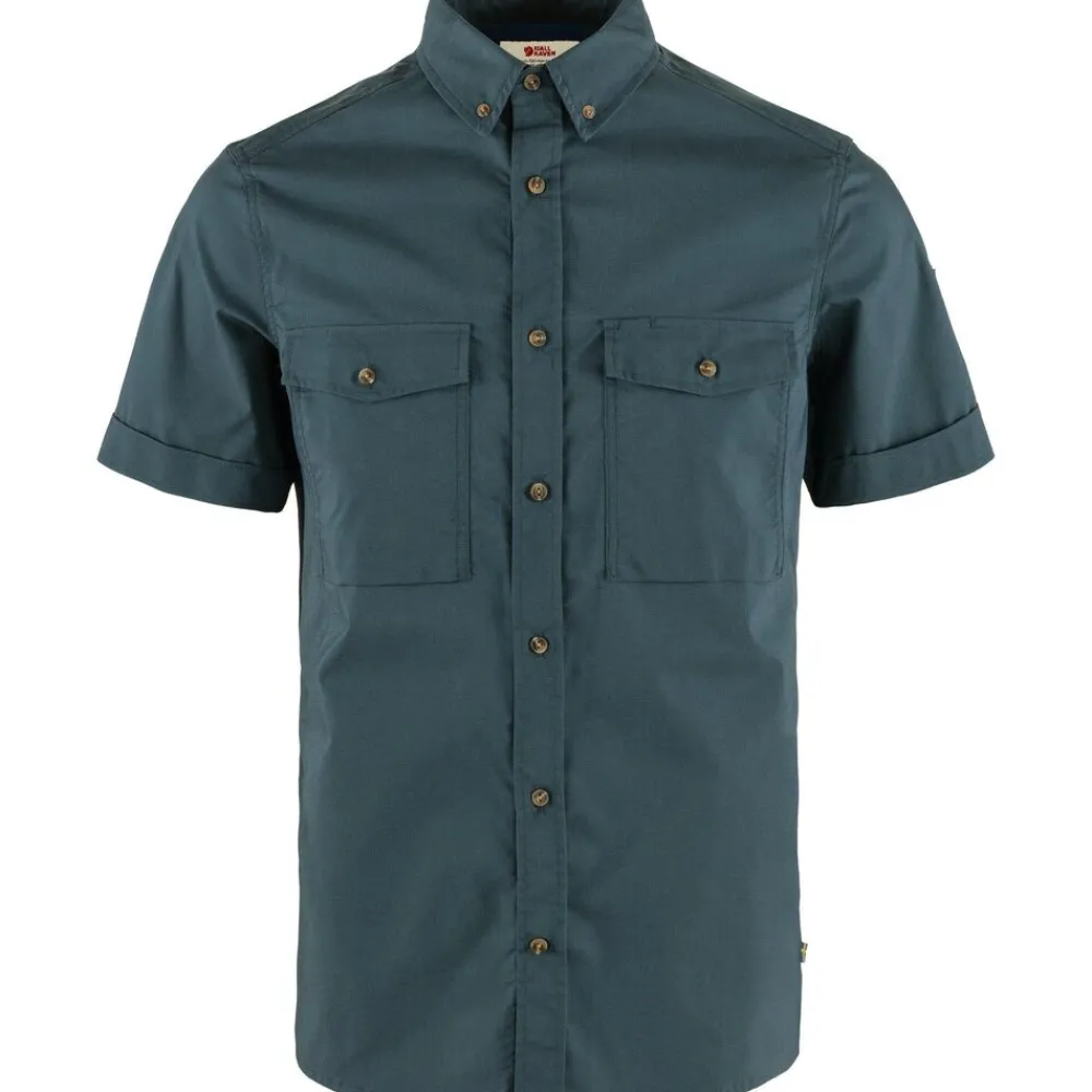 Heren Fjallraven Overhemden|Ovik air stretch SS shirt M