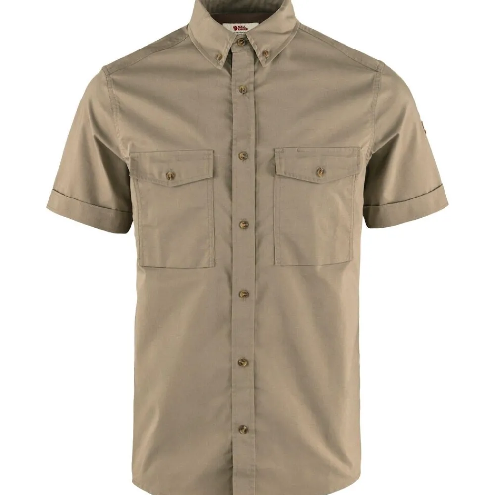 Heren Fjallraven Overhemden|Ovik air stretch SS shirt M