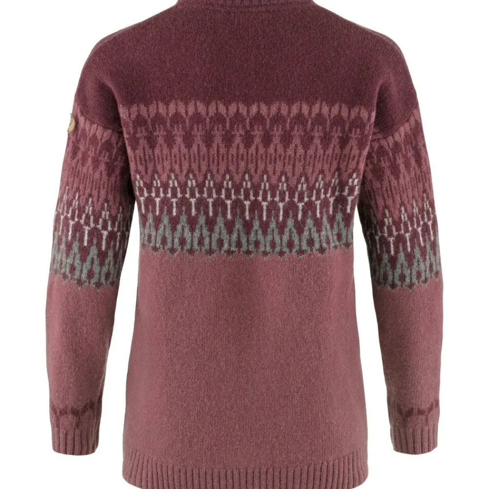 DAMES Fjallraven Truien|Ovik path knit W