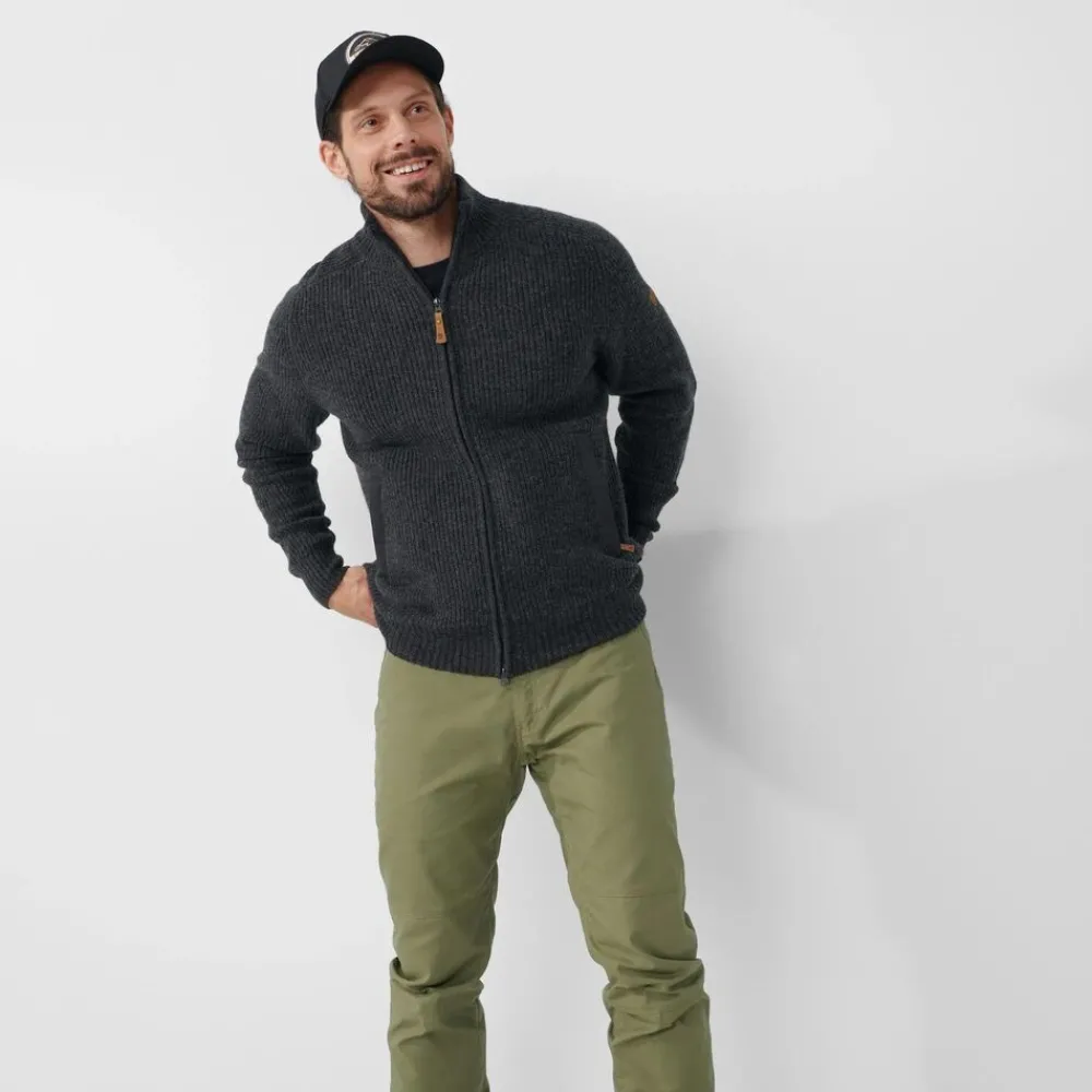 Heren Fjallraven Vesten|Ovik zip cardgan knit M