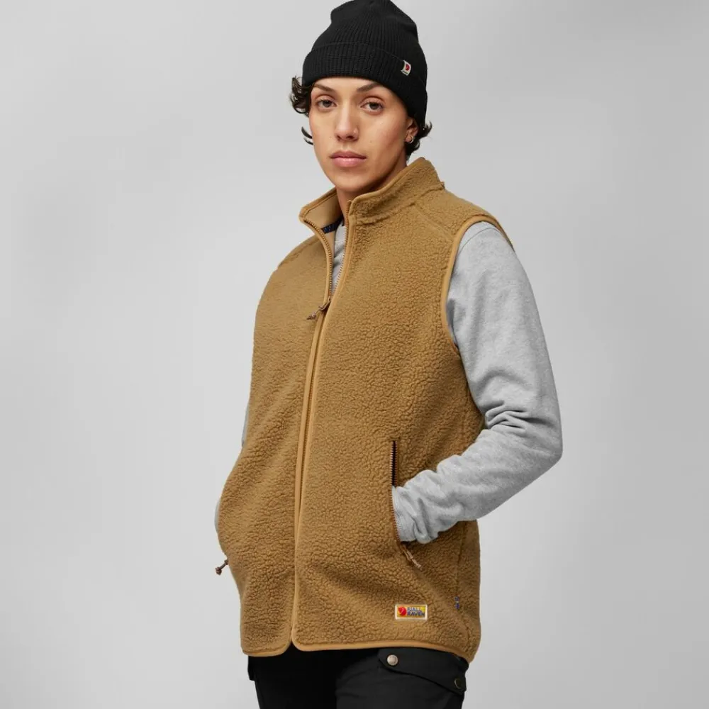 DAMES Fjallraven Vesten|Vardag pile fleece vest W