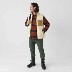 Heren Fjallraven Vesten|Vardag pile fleece vest M