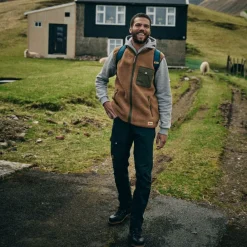 Heren Fjallraven Vesten|Vardag pile fleece vest M