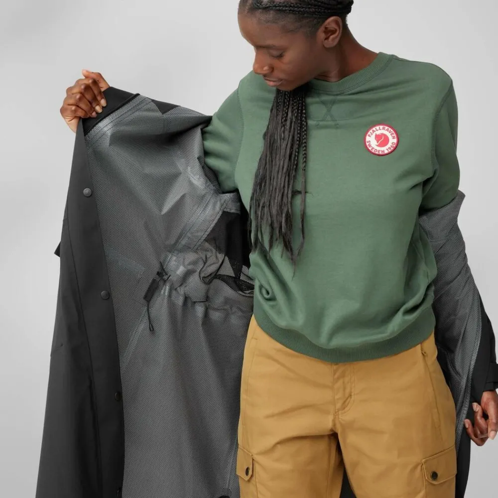 DAMES Fjallraven Jassen Dames|Vardag rain parka W