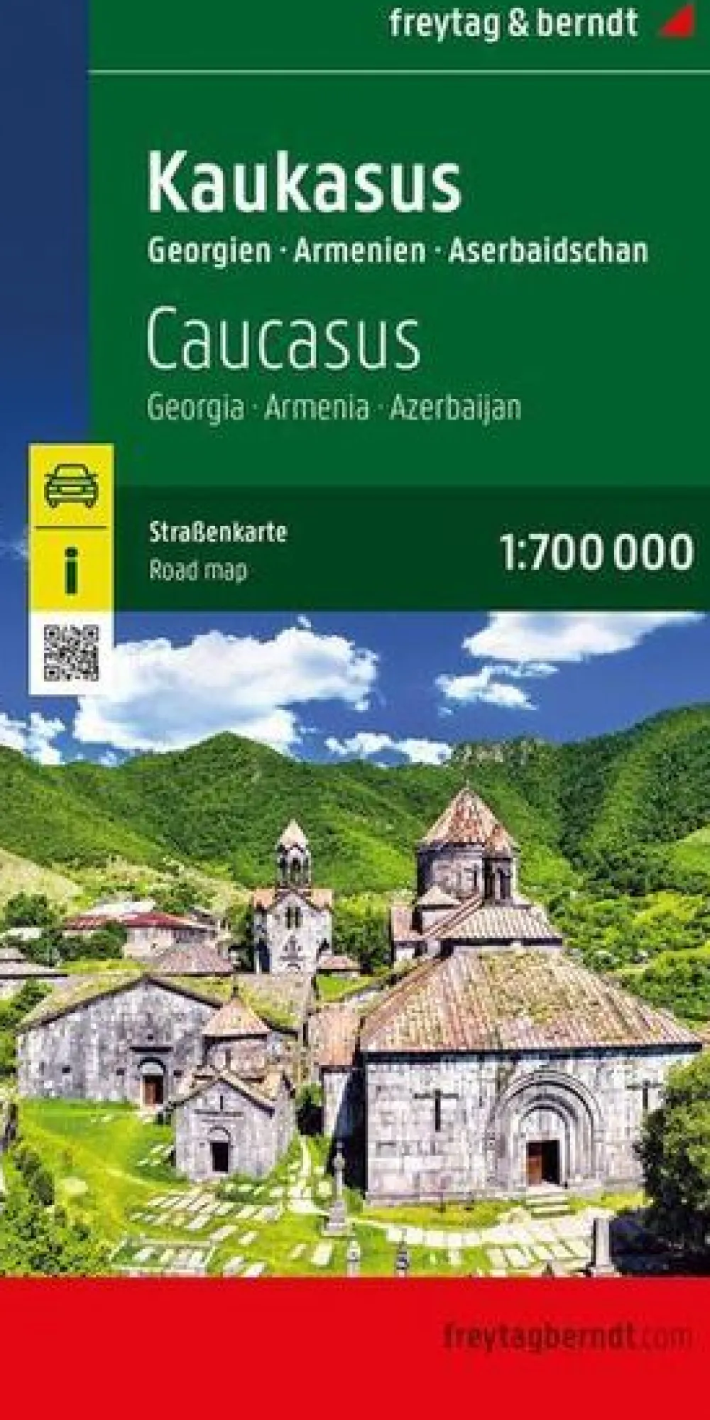 Freytag & Berndt Kaukasus|Caucasus-Georgie, Armenie wegenkaart