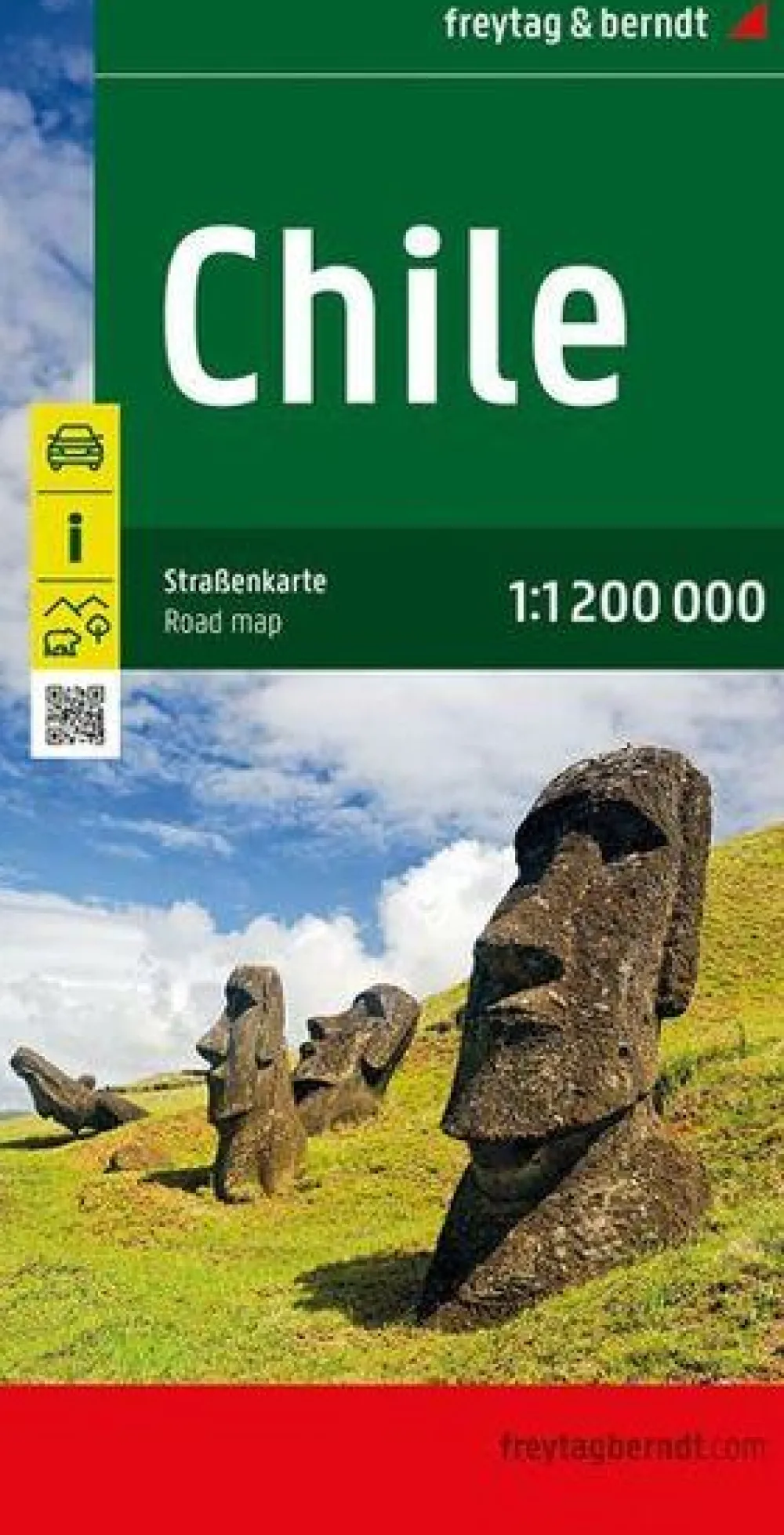 Freytag & Berndt Zuid-Amerika|Chili wegenkaart