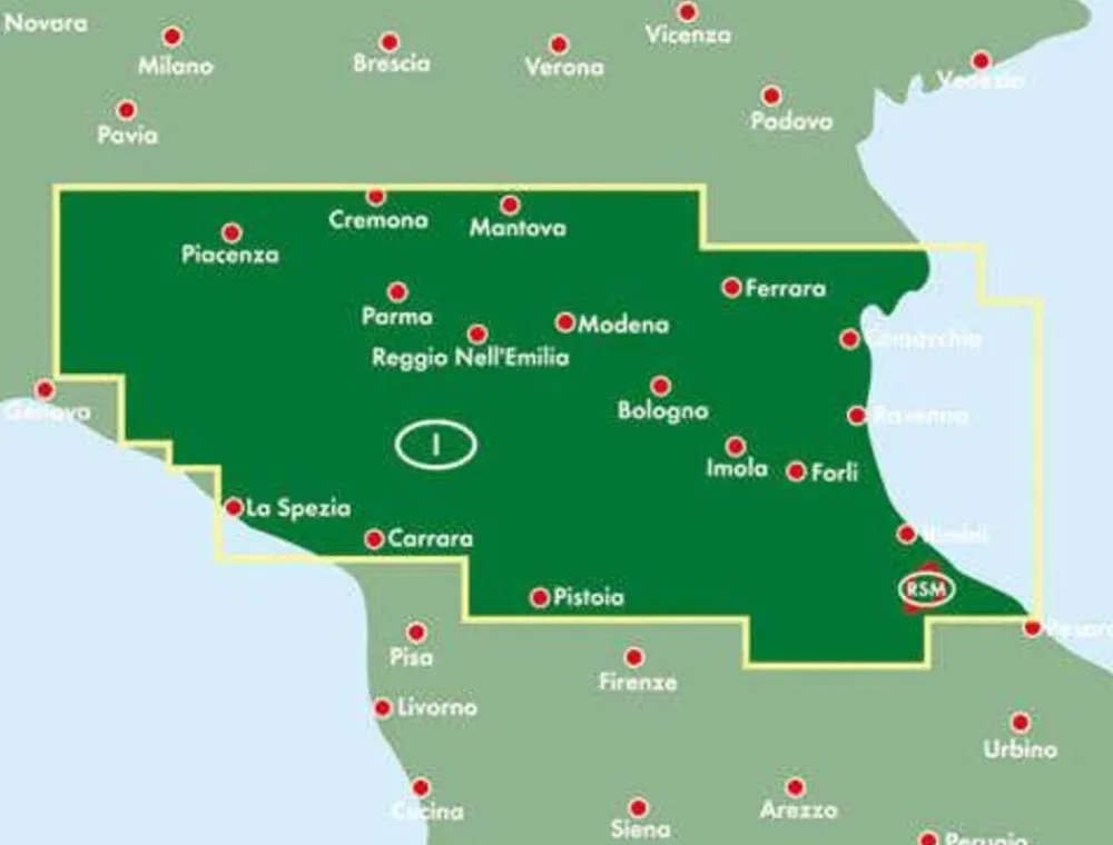 Freytag & Berndt Italië & Malta|Emilia Romagna, Bologna wegenkaart