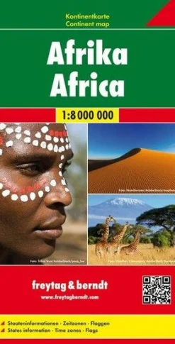 Freytag & Berndt Afrika|Overzichtskaart Afrika