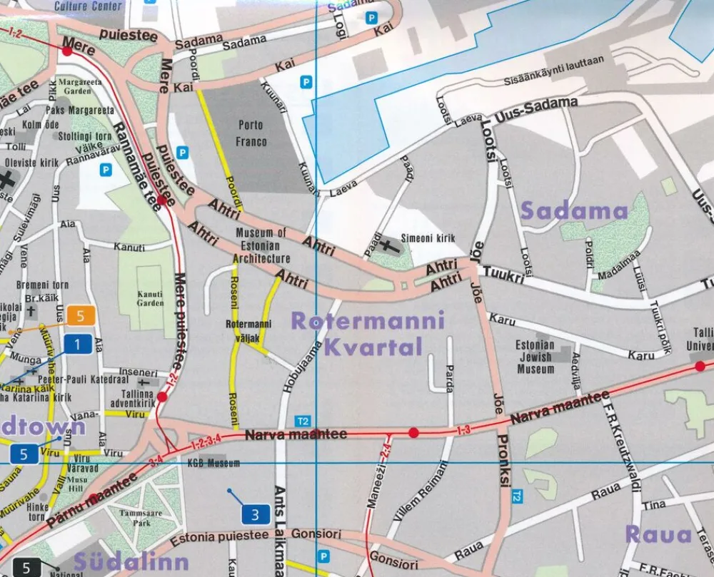 Freytag & Berndt Oost-Europa|Stadsplattegrond Tallinn City Pocket