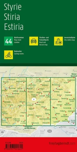 Freytag & Berndt Oostenrijk|Wegenkaart Stiermarken