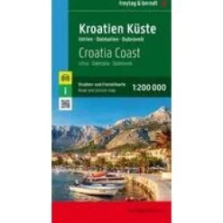 Freytag & Berndt Balkan, Griekenland & Cyprus|Wegenkaart Kroatische Kust, Istrië