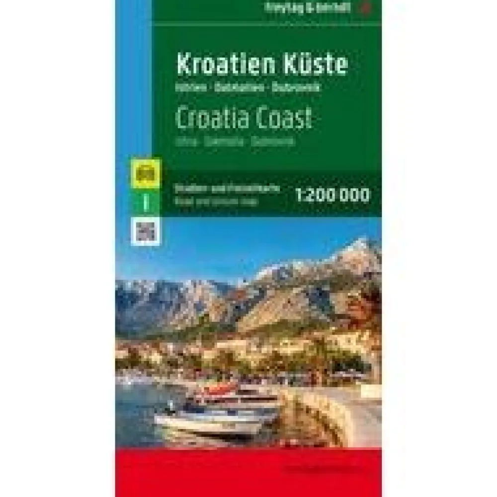 Freytag & Berndt Balkan, Griekenland & Cyprus|Wegenkaart Kroatische Kust, Istrië