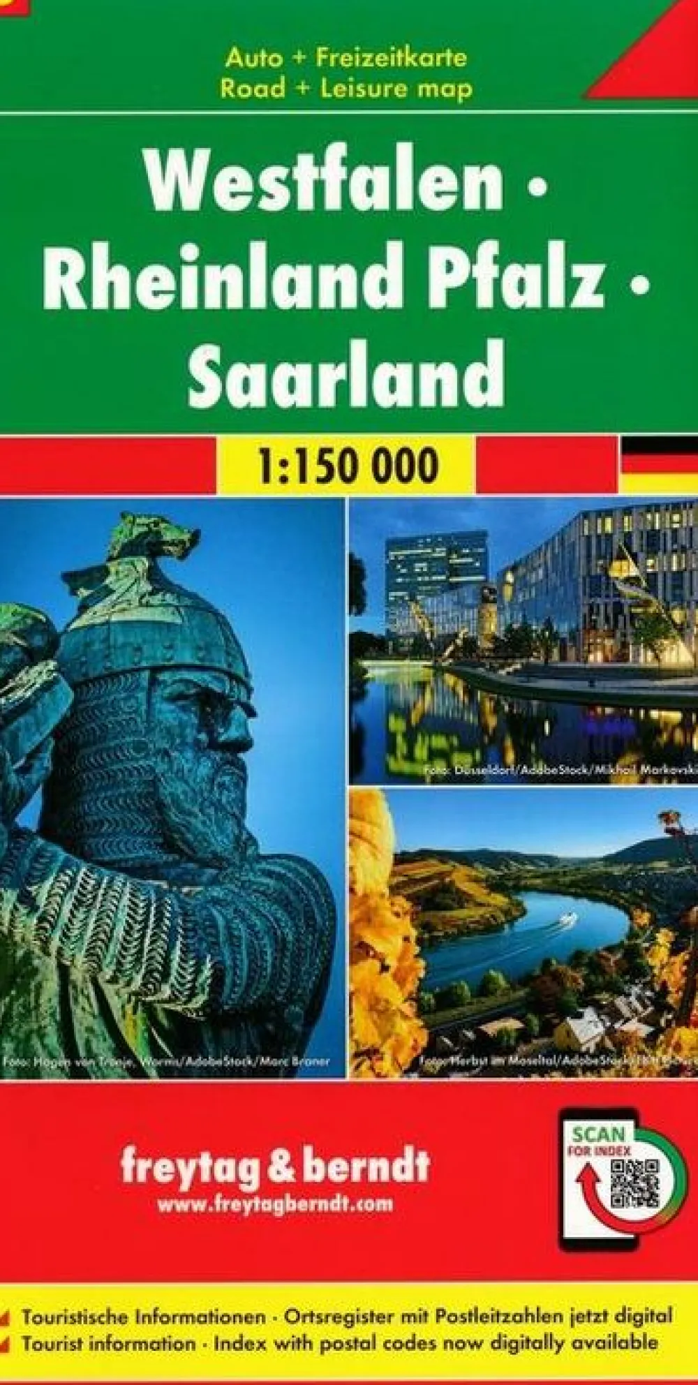 Freytag & Berndt Duitsland|Wegenkaart 06 Westfalen - Rheinland-Pfalz