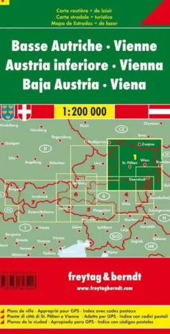 Freytag & Berndt Oostenrijk|Wegenkaart 1 Neder-Oostenrijk - Niederösterreich