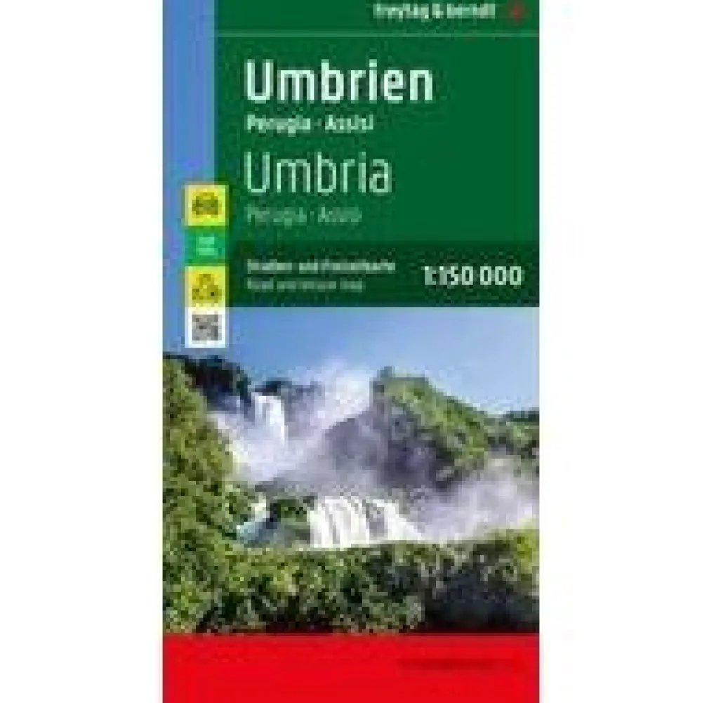 Freytag & Berndt Italië & Malta|Wegenkaart Umbrië, Perugia, Assisi