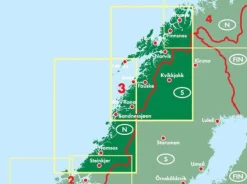 Freytag & Berndt Scandinavië & Ijsland|Wegenkaart Noorwegen 3 Noord Narvik